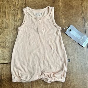 NWT Goumi organic cotton poppy romper - 3/6 mos